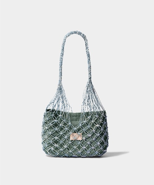 beautiful people(ビューティフルピープル)の「abaca twist bag M(ショルダーバッグ・レディース・ブラック/イエロー/レッド/ブルー・FREE)」の17枚目の写真