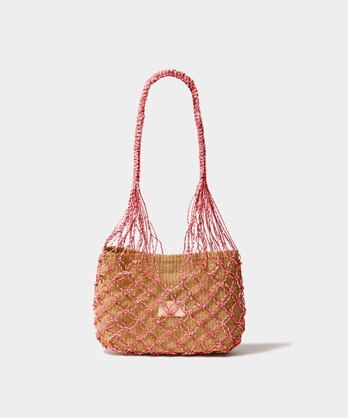beautiful people(ビューティフルピープル)の「abaca twist bag M(ショルダーバッグ・レディース・ブラック/イエロー/レッド/ブルー・FREE)」の7枚目の写真