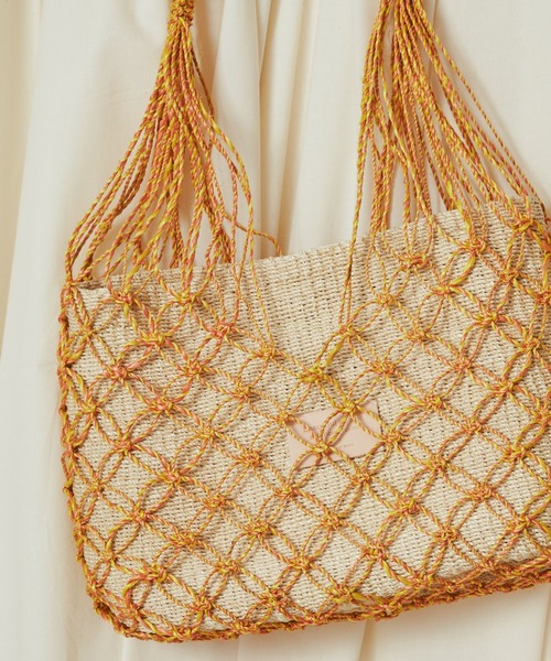 beautiful people(ビューティフルピープル)の「abaca twist bag M(ショルダーバッグ・レディース・ブラック/イエロー/レッド/ブルー・FREE)」の11枚目の写真