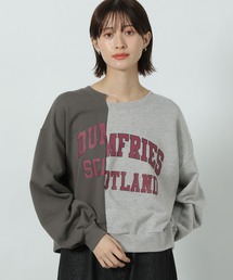 LAKOLE | リメイク風ロゴ裏毛プルオーバー / 289671(Tシャツ/カットソー)
