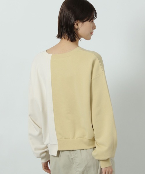 LAKOLE（ラコレ）の「リメイク風ロゴ裏毛プルオーバー / 289671（Tシャツ/カットソー・レディース・アイボリー/グレー/ネイビー・FREE）」の17枚目の写真