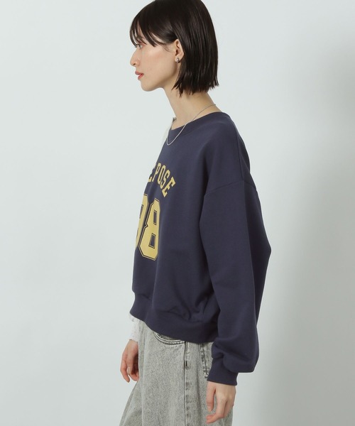 LAKOLE（ラコレ）の「リメイク風ロゴ裏毛プルオーバー / 289671（Tシャツ/カットソー・レディース・アイボリー/グレー/ネイビー・FREE）」の10枚目の写真