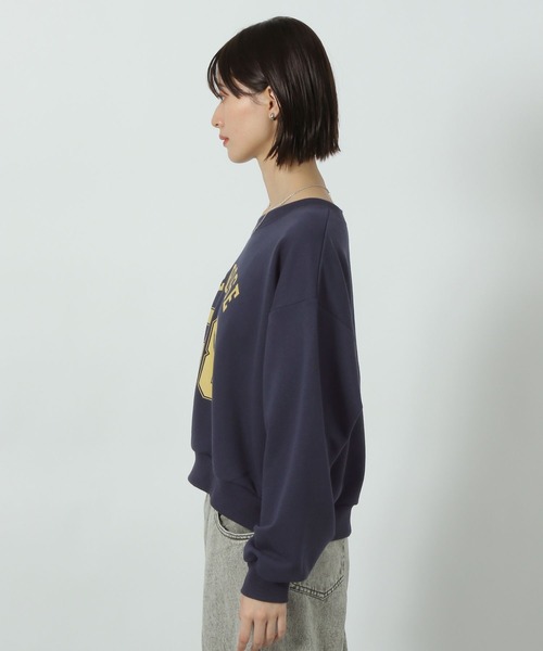 LAKOLE（ラコレ）の「リメイク風ロゴ裏毛プルオーバー / 289671（Tシャツ/カットソー・レディース・アイボリー/グレー/ネイビー・FREE）」の13枚目の写真