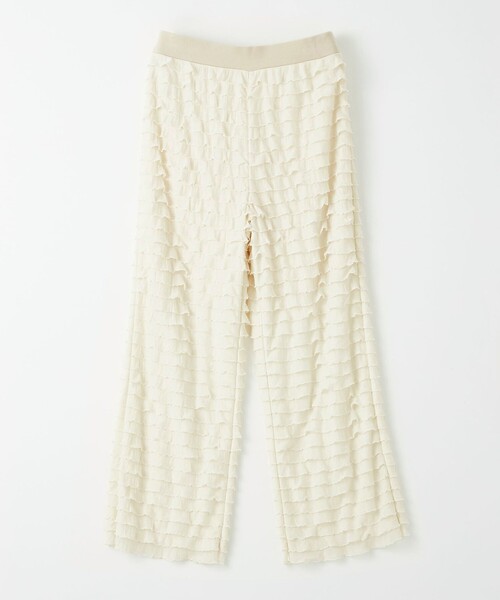 EMMEL REFINES(エメルリファインズ)の「<EMMEL REFINES>EM フリル カットパンツ(その他パンツ・レディース・ブラック/オフホワイト・M/S)」の12枚目の写真