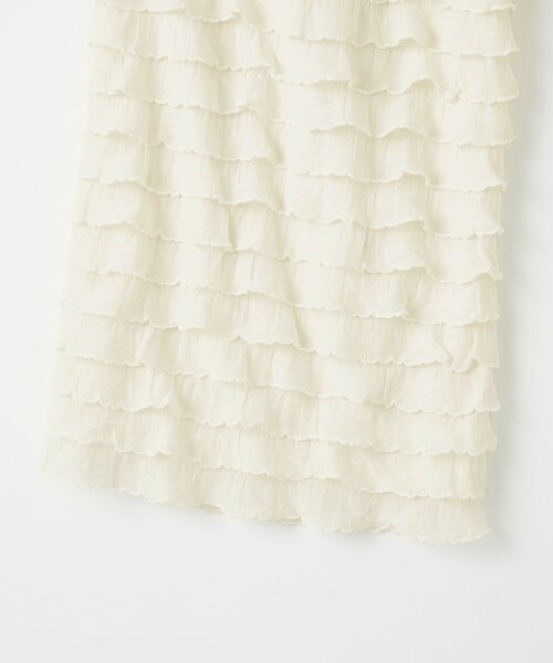 EMMEL REFINES(エメルリファインズ)の「<EMMEL REFINES>EM フリル カットパンツ(その他パンツ・レディース・ブラック/オフホワイト・M/S)」の4枚目の写真