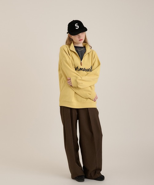 MUHET（ミュエータ）の「２タックスラックスパンツ（スラックス・メンズ・チャコールグレー/ブラウン・SMALL/MEDIUM/LARGE）」の16枚目の写真