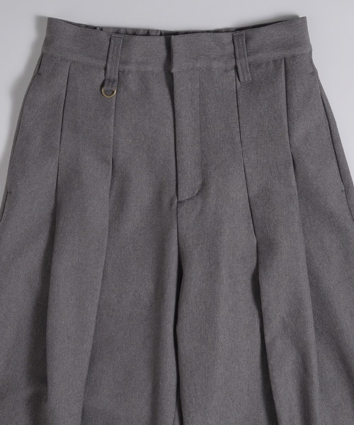 MUHET（ミュエータ）の「２タックスラックスパンツ（スラックス・メンズ・チャコールグレー/ブラウン・SMALL/MEDIUM/LARGE）」の20枚目の写真