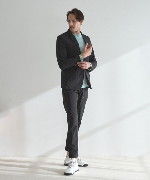 RATTLE TRAP(ラトルトラップ)の「ストレッチナイロンジャガードイージーパンツ(その他パンツ・メンズ・ブラック・S/M/L/LL)」の5枚目の写真