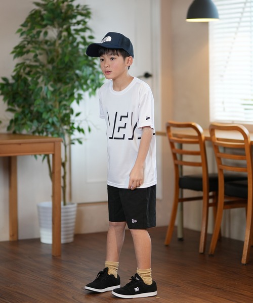 NEW ERA（ニューエラ）の「NEW ERA/ニューエラ キッズ 半袖 Tシャツ Youth テックT Shadow Wordmark 吸汗速乾 UVケア 14414379/14414380（Tシャツ/カットソー・キッズ・ブラック/ホワイト・160cm/150cm/140cm/130cm）」の3枚目の写真
