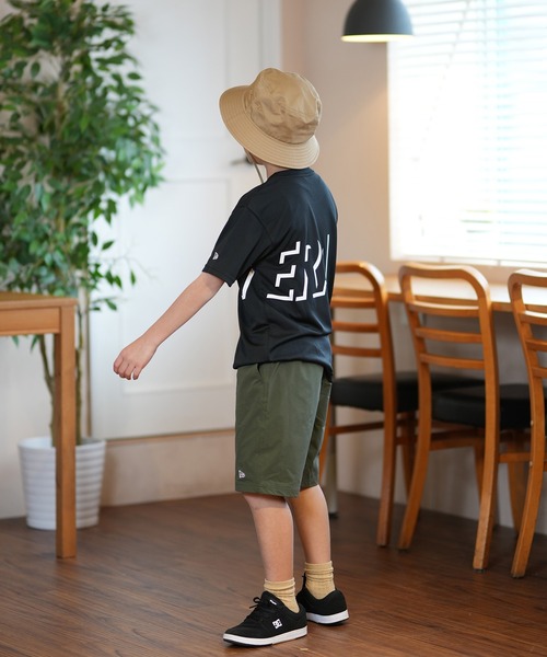 NEW ERA（ニューエラ）の「NEW ERA/ニューエラ キッズ 半袖 Tシャツ Youth テックT Shadow Wordmark 吸汗速乾 UVケア 14414379/14414380（Tシャツ/カットソー・キッズ・ブラック/ホワイト・160cm/150cm/140cm/130cm）」の12枚目の写真