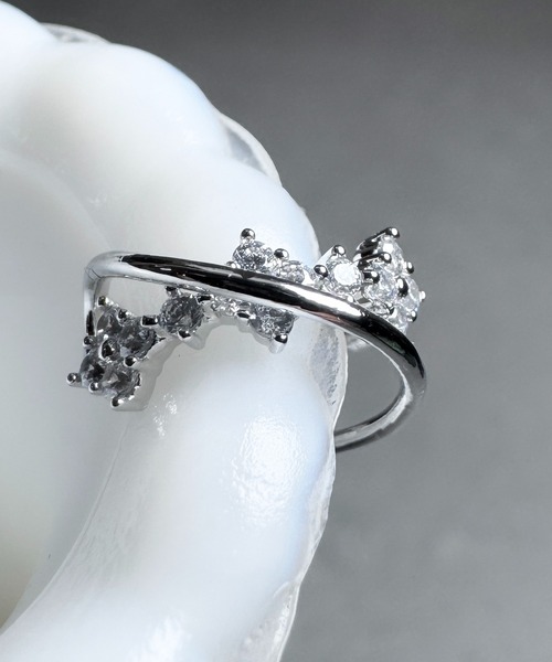 CALIFORNIA OUTFITTERS（カリフォルニア アウトフィッターズ）の「3-1C9 ミニ クロスデザイン ラインストーン イヤーカフ【LULKA-ルールカ-】（イヤーカフ・レディース・ゴールド/シルバー/ピンクゴールド・ONESIZE）」の10枚目の写真