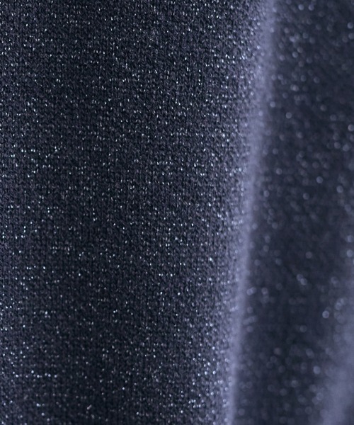 SMILE LAND(スマイルランド)の「<大きいサイズ>パール調ビジュー付ロゴラメ入ニット【OtonaSMILE】(ニット/セーター・レディース・オフホワイト/ネイビー・4L/5L/LL/3L/L)」の22枚目の写真