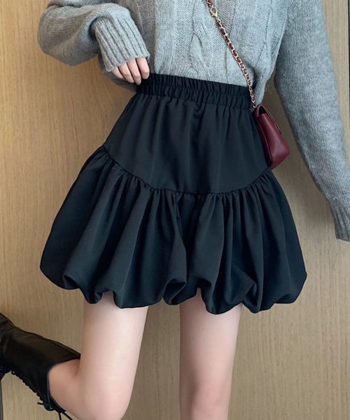 sevens（セブンズ）の「【sevens】SK バルーンミニスカート（スカート・レディース・ブラック/ブラウン・FREE）」の20枚目の写真