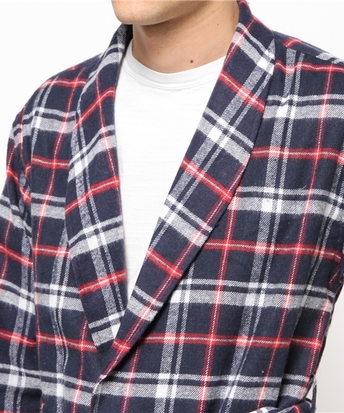 SEVENDAYS=SUNDAY（セブンデイズサンデイ）の「チェックガウン（ピーコート・メンズ・グリーン/グレー/ブルー・LARGE/MEDIUM）」の10枚目の写真