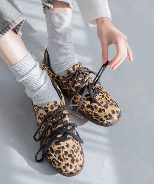 LOWRYS FARM(ローリーズファーム)の「カラースニーカー 290260(スニーカー・レディース・ホワイト/ブラック/ブルー/レオパード/ホワイト系その他/ピンク/ブラウン・MEDIUM/LARGE)」の7枚目の写真