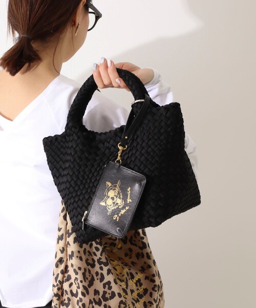 NOLLEY’S（ノーリーズ）の「メッシュトートバッグS（ショルダーバッグ・レディース・ベージュ/ミント/ブラック/ボルドー/グレイッシュブルー/チャコールグレー・FREE）」の10枚目の写真