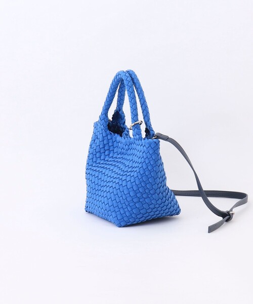 マカロン様／メッシュトートバッグ／blue × gray SALE・スポーティー メッシュ 2way Lサイズ トートバッグ