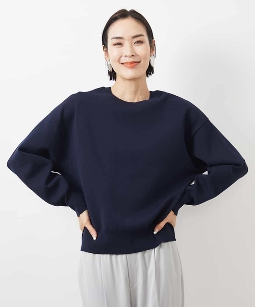 MICHEL KLEIN（ミッシェル・クラン）の「［2WAY］ニットカーディガン（ニット/セーター・レディース・クリーム/ネイビー/ホワイト・38）」の15枚目の写真