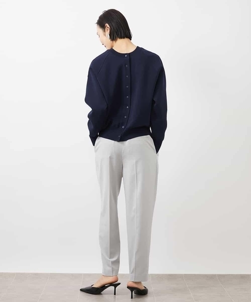 MICHEL KLEIN（ミッシェル・クラン）の「［2WAY］ニットカーディガン（ニット/セーター・レディース・クリーム/ネイビー/ホワイト・38）」の20枚目の写真