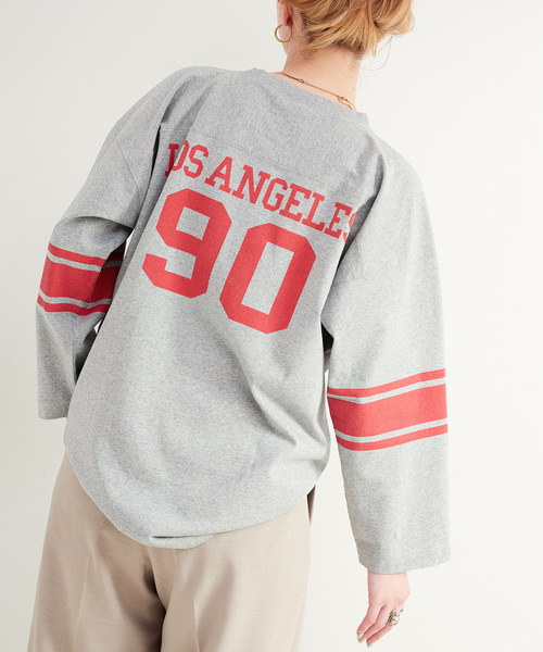 セール】Champion/チャンピオン 別注 FOOTBALL TEE（Tシャツ