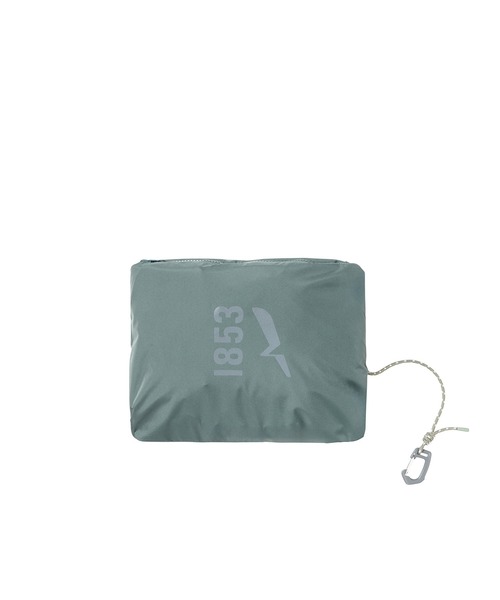 AIGLE(エーグル)の「全天候型 防水 透湿 ポケッタブル 2.5レイヤーフーデッドジャケット(マウンテンパーカー・メンズ・ブルー/ダークグリーン・M/L/S)」の20枚目の写真