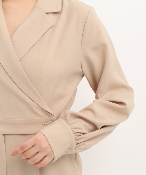 Andemiu(アンデミュウ)の「テーラードオールインワン325752(つなぎ/オールインワン・レディース・チャコールグレー/ベージュ・SMALL/MEDIUM)」の15枚目の写真