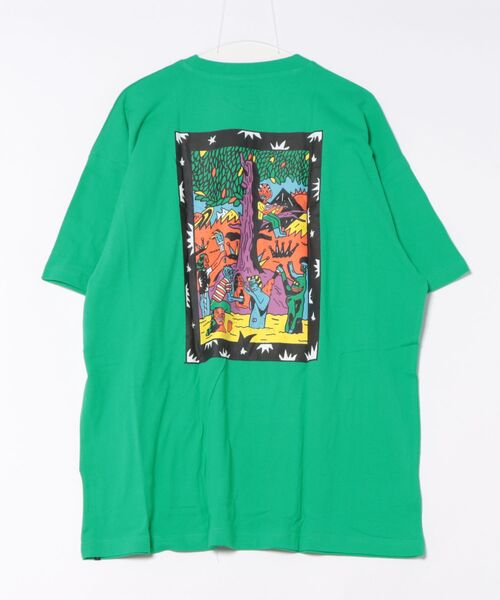 VOLCOM（ボルコム）の「VOLCOM/ボルコム 半袖Tシャツ バックプリント A4312554（Tシャツ/カットソー・メンズ・グリーン・M/L/XL）」の5枚目の写真