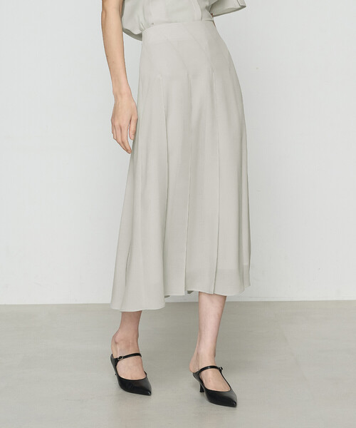 COMME CA(コムサ)の「フィネスボイル スカート(スカート・レディース・グリーン系その他/ダークネイビー・9号/11号)」の5枚目の写真