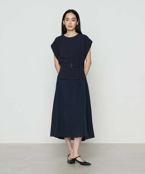 COMME CA(コムサ)の「フィネスボイル スカート(スカート・レディース・グリーン系その他/ダークネイビー・9号/11号)」の7枚目の写真