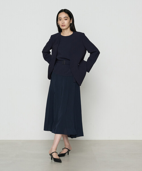 COMME CA(コムサ)の「フィネスボイル スカート(スカート・レディース・グリーン系その他/ダークネイビー・9号/11号)」の9枚目の写真