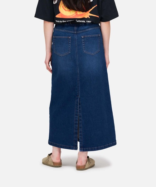 STRETCH DENIM A-LINE SKIRT｜ストレッチデニムAラインスカート