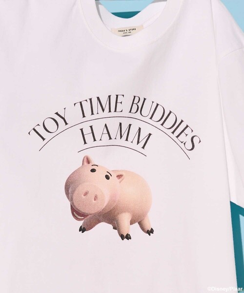 セール】【TOYSTORY】 HAMM/フロントプリントTシャツ/ トイ