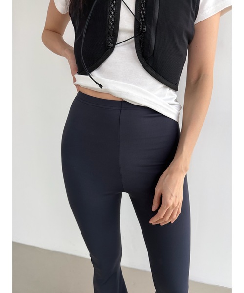 Didot.showroom（ディドット ショールーム）の「【DIDOT.】ブーツカットレギンス（レギンス/スパッツ・レディース・グレー/ネイビー/ブラック/アイボリー/ブラウン・S/M）」の14枚目の写真