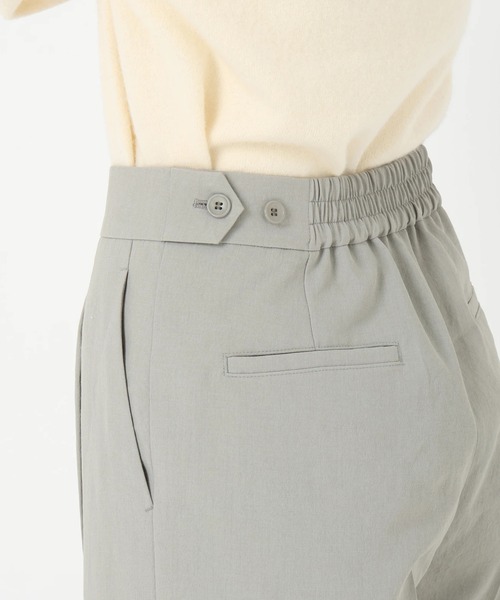 STRAWBERRY-FIELDS（ストロベリーフィールズ）の「サイドアジャストタックストレートパンツ（その他パンツ・レディース・オフホワイト/バイオレット/ベージュ/ブラック/オリーブ・2/1）」の11枚目の写真