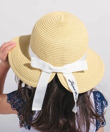 BeBe | 【アジャスター付】ペーパーブレードロゴリボンハット(48~56cm)(ハット)