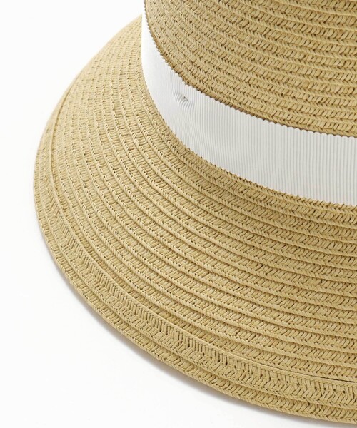 BeBe（ベベ）の「【アジャスター付】ペーパーブレードロゴリボンハット(48~56cm)（ハット・キッズ・ホワイト/ベージュ・M/S）」の9枚目の写真