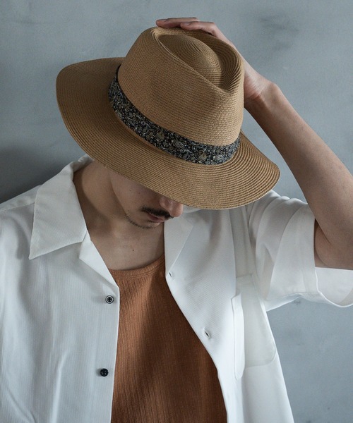 RATTLE TRAP（ラトルトラップ）の「ペイズリーブレードハット（ハット・メンズ・ベージュ/ブラック・FREE）」の7枚目の写真