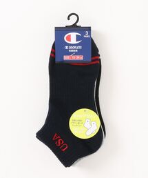 Champion（チャンピオン）の「【CHAMPION/チャンピオン】KIDS スニーカーインソックス3足組（ソックス/靴下・キッズ）」