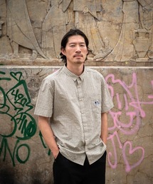 RVCA メンズ 【KENTO】 LINE OF SIGHT SH 半袖シャツ 【2025年春夏モデル】/ルーカチェック柄半袖シャツ