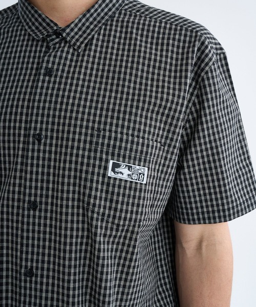 RVCA(ルーカ)の「RVCA メンズ 【KENTO】 LINE OF SIGHT SH 半袖シャツ 【2025年春夏モデル】/ルーカチェック柄半袖シャツ(シャツ/ブラウス・メンズ・ブラック/レッド/ベージュ系その他・MEDIUM/SMALL/X-LARGE/LARGE)」の7枚目の写真