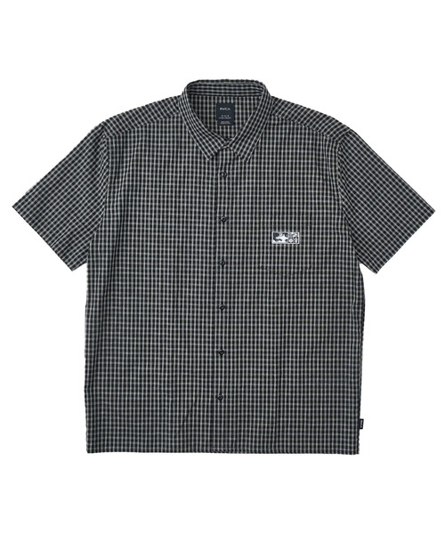 RVCA(ルーカ)の「RVCA メンズ 【KENTO】 LINE OF SIGHT SH 半袖シャツ 【2025年春夏モデル】/ルーカチェック柄半袖シャツ(シャツ/ブラウス・メンズ・ブラック/レッド/ベージュ系その他・MEDIUM/SMALL/X-LARGE/LARGE)」の10枚目の写真