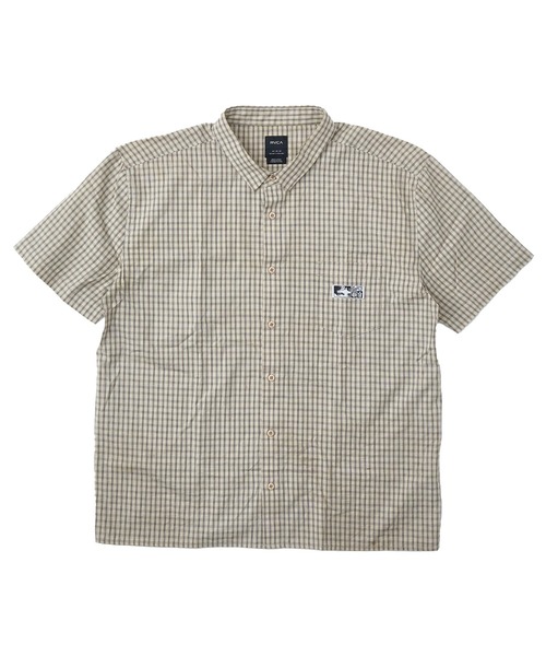 RVCA(ルーカ)の「RVCA メンズ 【KENTO】 LINE OF SIGHT SH 半袖シャツ 【2025年春夏モデル】/ルーカチェック柄半袖シャツ(シャツ/ブラウス・メンズ・ブラック/レッド/ベージュ系その他・MEDIUM/SMALL/X-LARGE/LARGE)」の22枚目の写真