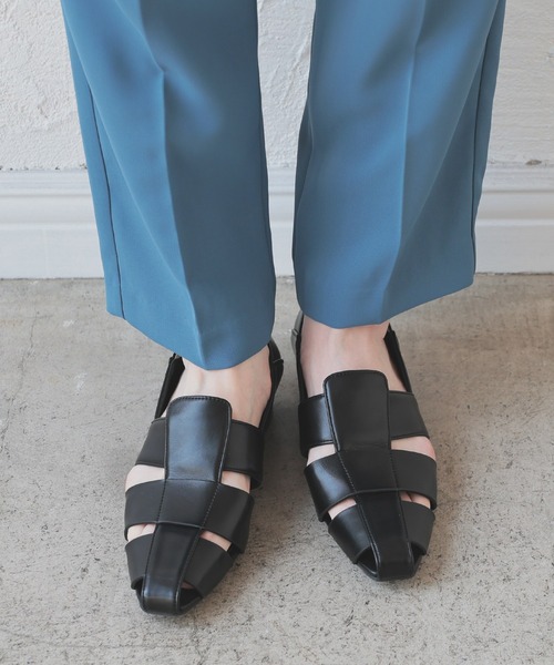 GLACIER lusso（グラシアルッソ）の「グルカバブーシュ（パンプス・レディース・ブラック/ブラウン・S/M/L）」の4枚目の写真