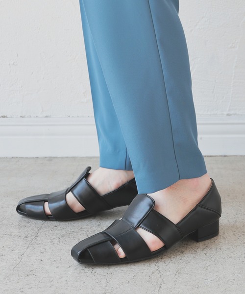 GLACIER lusso（グラシアルッソ）の「グルカバブーシュ（パンプス・レディース・ブラック/ブラウン・S/M/L）」の5枚目の写真