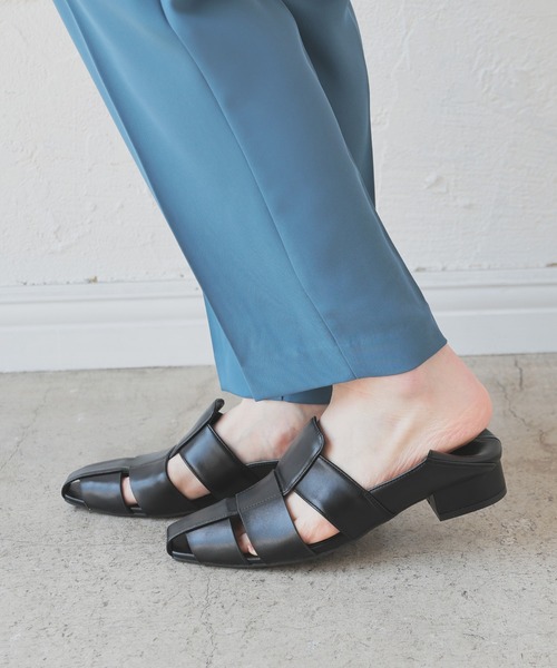 GLACIER lusso（グラシアルッソ）の「グルカバブーシュ（パンプス・レディース・ブラック/ブラウン・S/M/L）」の8枚目の写真