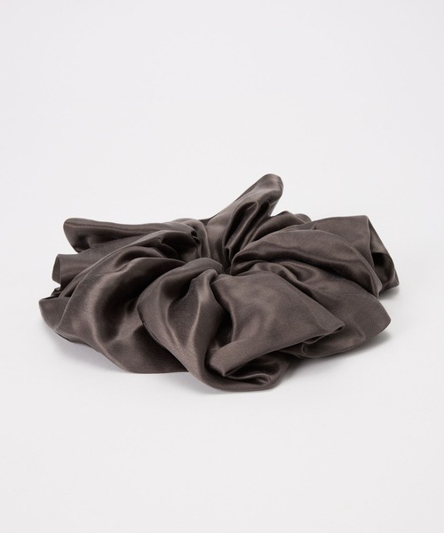 BABYLONE（バビロン）の「ウォッシャブルシルクレーヨンシュシュ（シュシュ・レディース・ライトベージュ/ダークブラウン・フリー）」の11枚目の写真