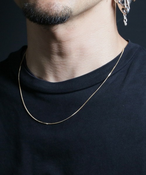 JAM HOME MADE（ジャムホームメイド）の「R18K チェーン ネックレス 喜平 M 50cm/K18YG/18金イエローゴールド メンズ レディース（ネックレス・メンズ・イエローゴールド・ONE SIZE）」の2枚目の写真