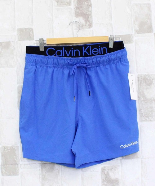 Calvin Klein(カルバン・クライン)の「CK ボクサーインナー付き ワンポイントロゴサーフパンツ ボードショーツ(水着・メンズ・ブラック・S/M/L/XL/XXL)」の8枚目の写真