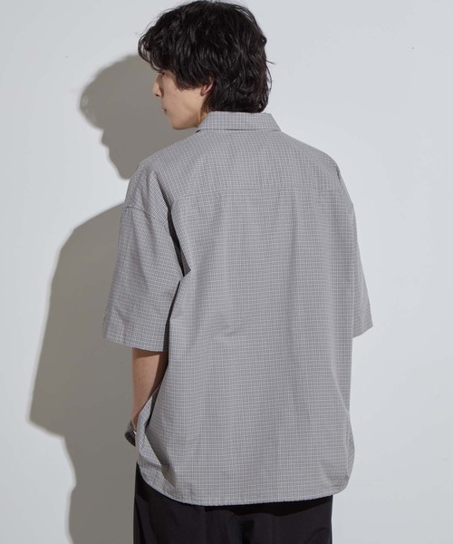 NOT CONVENTIONAL 22SSドローストリングシャツ チェックドローストリングシャツ | ファッション通販サイト NUGU