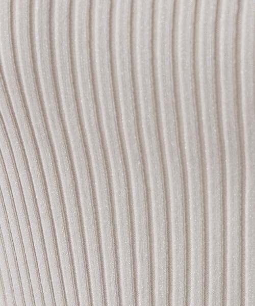 OPAQUE.CLIP(オペークドットクリップ)の「ラメニットタンクトップ【洗濯機洗い可/抗ピル】(タンクトップ・レディース・ベージュ系5/ライトグレー系5/ブラック系5・40/38/36)」の7枚目の写真